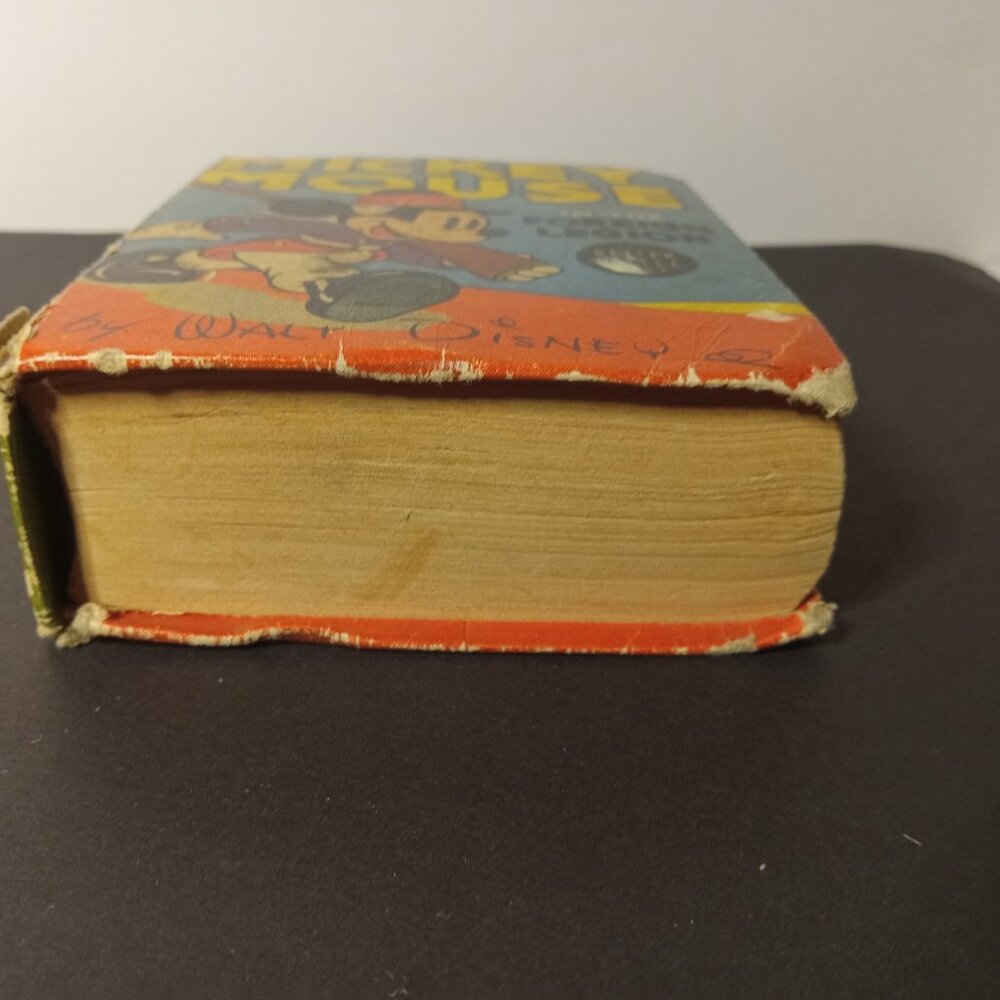Disney MICKEY MOUSE IN THE FOREIGN LEGION #1428 VG, Big Little Books 1940 - Picture 12 of 16